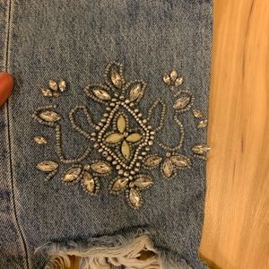 Zara Jeans - ZARA jeweled jeans sz 2 new Zara Jeans - ZARA jeweled jeans sz 2 new